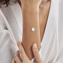 Bracelet Saül Argent Blanc Nacre-Histoire d'Or Sale