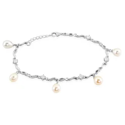 Bracelet Salomee Argent Blanc Perle De Culture-Histoire d'Or
