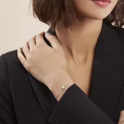 Histoire d'Or Bracelet Samia Argent Blanc Oxyde De Zirconium