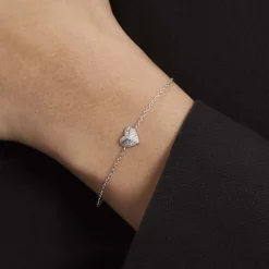 Histoire d'Or Bracelet Samia Argent Blanc Oxyde De Zirconium