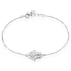 Histoire d'Or Bracelet Sarah Argent Blanc