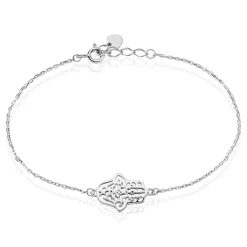 Histoire d'Or Bracelet Sarah Argent Blanc
