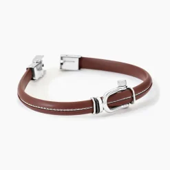 Histoire d'Or Bracelet Seb Acier Blanc