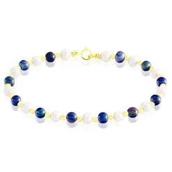 Histoire d'Or Bracelet Selsabile Or Jaune Perle De Culture