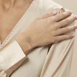 Histoire d'Or Bracelet Slorane Argent Rose