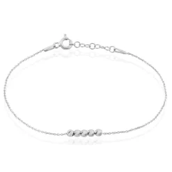Bracelet Soukamba Argent Blanc-Histoire d'Or Clearance