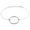 Histoire d'Or Bracelet Sowa Argent Blanc Oxyde De Zirconium