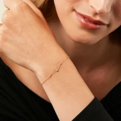 Bracelet Sparkle Or Jaune Oxyde De Zirconium-Histoire d'Or