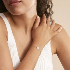 Histoire d'Or Bracelet Steenie Argent Blanc
