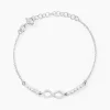 Bracelet Syliana Argent Blanc Oxyde De Zirconium-Histoire d'Or Clearance
