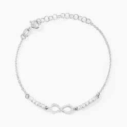 Bracelet Syliana Argent Blanc Oxyde De Zirconium-Histoire d'Or Clearance
