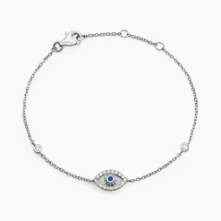 Histoire d'Or Bracelet Symbolique Argent Blanc Oxyde De Zirconium