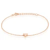 Bracelet Tallulah Argent Rose Pierre De Synthese-Histoire d'Or Discount