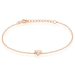 Bracelet Tallulah Argent Rose Pierre De Synthese-Histoire d'Or Discount