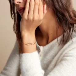 Bracelet Tameka Or Bicolore Saphir Diamant-Histoire d'Or New