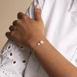 Histoire d'Or Bracelet Tatienne Argent Blanc