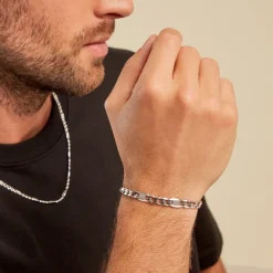 Bracelet Tavio Argent Blanc-Histoire d'Or Online