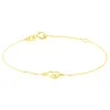 Histoire d'Or Bracelet Terentille Coeur Or Jaune Oxyde De Zirconium