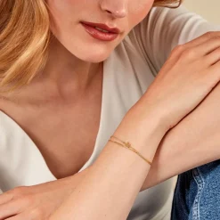 Histoire d'Or Bracelet Theodora Plaqué Or Jaune