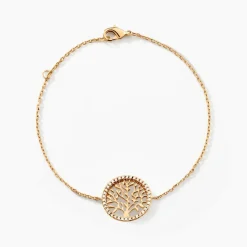 Histoire d'Or Bracelet Theolina Plaqué Or Jaune Oxyde De Zirconium