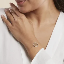 Histoire d'Or Bracelet Theolina Plaqué Or Jaune Oxyde De Zirconium