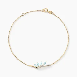 Bracelet Tiara Or Jaune Topaze Oxyde De Zirconium-Histoire d'Or Discount