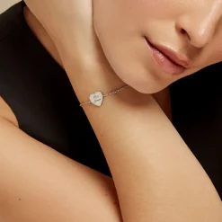 Bracelet Tiffen Argent Blanc-Histoire d'Or Clearance