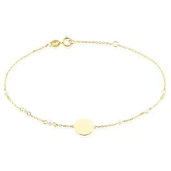 Histoire d'Or Bracelet Tiny Pearls Or Jaune Perle De Culture