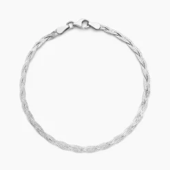 Bracelet Tissia Argent Blanc-Histoire d'Or Hot