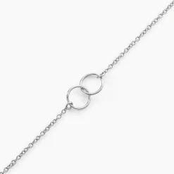 Histoire d'Or Bracelet Toi Et Moi Argent Blanc