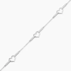 Bracelet Triple Argent Blanc Oxyde De Zirconium-Histoire d'Or New