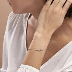 Bracelet Triple Argent Blanc Oxyde De Zirconium-Histoire d'Or New