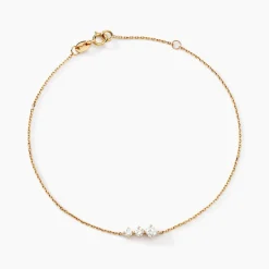 Bracelet Tryphena Or Jaune Diamant Synthétique-Histoire d'Or