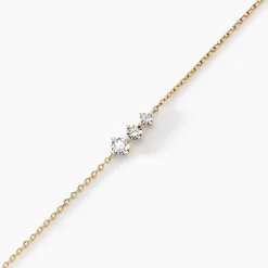 Bracelet Tryphena Or Jaune Diamant Synthétique-Histoire d'Or