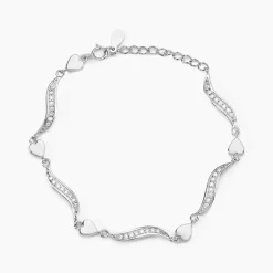 Bracelet Tulin Argent Blanc Oxyde De Zirconium-Histoire d'Or Sale