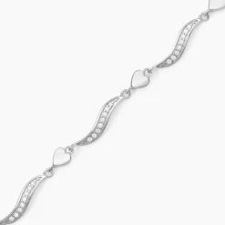 Bracelet Tulin Argent Blanc Oxyde De Zirconium-Histoire d'Or Sale