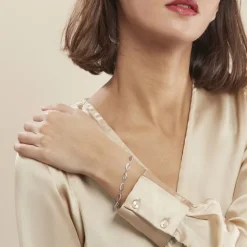 Bracelet Tulin Argent Blanc Oxyde De Zirconium-Histoire d'Or Sale