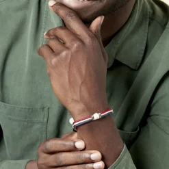 JOURDAN Bracelet Tyffany Acier Blanc