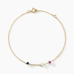 Bracelet Universe Or Jaune Topaze Améthyste-Histoire d'Or Outlet