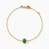 Histoire d'Or Bracelet Vintage Love Plaqué Or Jaune Aventurine