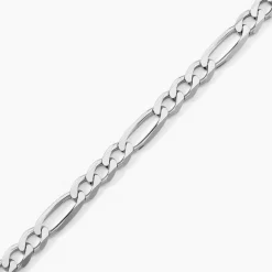 Bracelet Vivian Maille Alternee 1/3 Argent Blanc-Histoire d'Or Sale