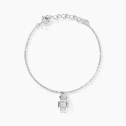Histoire d'Or Bracelet Wallie Argent Blanc Oxyde De Zirconium