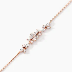 Histoire d'Or Bracelet Wanda Argent Rose Oxyde De Zirconium