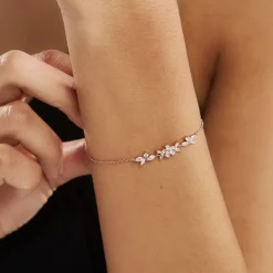 Histoire d'Or Bracelet Wanda Argent Rose Oxyde De Zirconium