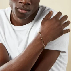 Histoire d'Or Bracelet William Plaqué Or Jaune