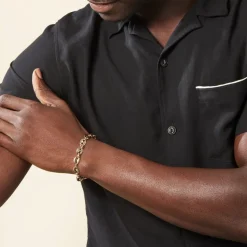 Histoire d'Or Bracelet William Plaqué Or Jaune