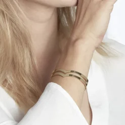 Histoire d'Or Bracelet Wilna Acier Jaune