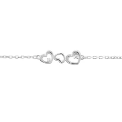 Bracelet Yolaine Argent Blanc Oxyde De Zirconium-Histoire d'Or