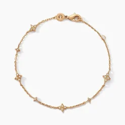 Bracelet Ziha Plaqué Or Jaune Oxyde De Zirconium-Histoire d'Or New