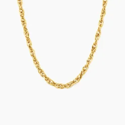 Histoire d'Or Chaine Lady Code Acier Jaune